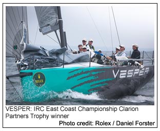VESPER-column-IRC East Coast Championship Clarion Partners Trophy winner, Photo credit: Rolex / Daniel Forster